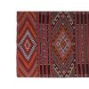 Vintage Embroided Wool Pastel Kars Kilim Rug 4'8''x14'7'' | Runner Rug in Rugs by Vintage Pillows Store. Item composed of cotton