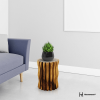 Haussmann® Wood Stump End Table Mangrove Root 15 in Dx 20 in | Tables by Haussmann®
