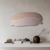 Plaster Wall Sculpture: Minimalist Abstract Art, Neutral Beige | Wall Hangings by Vaiva Art Atelier