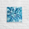 Canvas Print - Riptide - Fluid Abstract Exploding Blue Wave | Work by Eman's Gallery