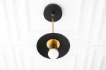 Minimalist Pendant Light - Model No. 5848 | Pendants by Peared Creation. Item composed of brass
