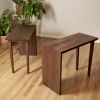 Modern Waterfall End Tables | Tables by Crafted Glory. Item composed of oak wood compatible with scandinavian style