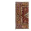 Vintage Red and Pink Turkish Oushak Rug - Kitchen Rug | Area Rug in Rugs by Vintage Pillows Store. Item made of fiber