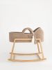Rocking Stand for Baby Moses Basket | Bassinette in Beds & Accessories by Anzy Home. Item made of wood