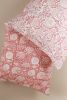 Blush Meadow Block Print Pillow | Pillows by Ninéh