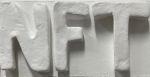 NFT 6" x 3" | Mixed Media in Paintings by Emeline Tate. Item made of wood with synthetic