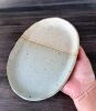 Oval Plate - Seafoma, Unique Modern Handmade Pottery | Ceramic Plates by Tomoko Ceramics