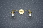 Acton | Sconces by Illuminate Vintage. Item made of brass with glass
