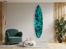 Bush Pattern Acrylic Surfboard Wall Art | Wall Sculpture in Wall Hangings by uniQstiQ