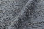 Rug & Kilim’s Abstract Floral Rug In Tones Of Gray And Black “Shakaviz” | Area Rug in Rugs by Rug and Kilim
