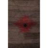 Turkish Macchiato Color Wool Tulu Rug With Tribal Details | Area Rug in Rugs by Vintage Pillows Store. Item made of cotton & fiber