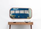Walnut / Oak Wooden Mirror | Decorative Objects by Manuel Barrera Habitables. Item made of oak wood with glass