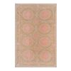 Suzani Pastel Tapestry - Taupe Uzbek Table Cloth - Tribal Em | Tablecloth in Linens & Bedding by Vintage Pillows Store