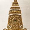 Lord Venkateswara, Tirupati Balaji Handmade Embroidered Beje | Embroidery in Wall Hangings by MagicSimSim