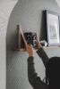 Custom Length Leather Wall Strap [Round End] | Storage by Keyaiira | leather + fiber | Artist Studio in Santa Rosa. Item made of leather