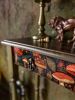 Hand -Painted Amanita Console Table: Rustic Forest Decor Acc | Tables by Birds and Gardens Inc