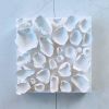 "Pure white #4" | Wall Sculpture in Wall Hangings by Art By Natasha Kanevski. Item composed of canvas in minimalism or contemporary style