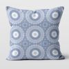 Sea Urchins in Periwinkle Cotton Linen Throw Pillow Cover | Pillows by Brandy Gibbs-Riley