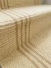 Handwoven Sand Beige Wool Runner Rug | Timeless Linear Stripe Rug for Stair Runner, Hallway & Entryway | Cozy Area Rug for Modern Interiors | Rugs by Evergreen C