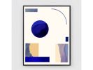 Abstract Minimal Watercolor Geometric Print, Scandi Art | Prints by Capricorn Press. Item made of paper compatible with boho and minimalism style