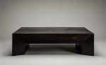 Brutal Black Oak Rectangular Coffee Table | Tables by NO AGE FURNITURE STUDIO
