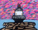 Spring Point Ledge Light | Oil And Acrylic Painting in Paintings by Brianne Valentino