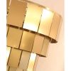 Alan Mizrahi PS1630 Lucia Gold Chandelier | Chandeliers by Alan Mizrahi Lighting Design