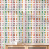 Color Grid Multi Wallpaper | Wall Treatments by Color Kind Studio. Item made of fabric with paper