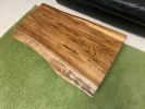 Live Edge English Elm Coffee Table with Steel Hairpin Legs | Tables by Carlberg Design. Item composed of wood and steel in minimalism or country & farmhouse style