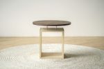 Levitating Circle Side Table | Tables by THE IRON ROOTS DESIGNS. Item composed of wood