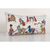 Vintage Oversize Suzani Pillow Cover with Camel Motifs, Anim | Cushion in Pillows by Vintage Pillows Store