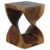 Haussmann® Original Wood Twist Stool 14 X 14 X 20 | Chairs by Haussmann®