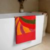 Towel - No Brake Zone - Op Art Geometric Motion | Work by Eman's Gallery