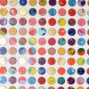 Three Hundred And Twenty Four Splash Dots Painting With Gold Leaf 2 | Collage in Paintings by Amelia Coward