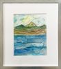 Sea View | Watercolor Painting in Paintings by Sorelle Gallery. Item composed of paper