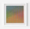 Narrow Stripe Colour Study Painting, Orange and Green | Paintings by Amelia Coward