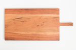 Large Charcuterie Board with Handle | Serving Board in Serveware by Alabama Sawyer. Item composed of walnut