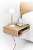 Floating Wood Nightstand | Storage by Manuel Barrera Habitables. Item composed of wood in scandinavian style