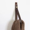 Large Leather Snap Wall Strap [Flag End] | Storage by Keyaiira | leather + fiber | Artist Studio in Santa Rosa. Item made of leather