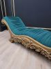 French Style Chaise Lounge / Aged Gold Leaf Finish  Frame/ H | Couches & Sofas by Art De Vie Furniture