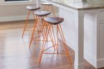 Madison Counter Stool 26"H | Chairs by Tronk Design. Item made of maple wood & steel
