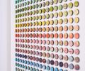 Three Hundred and Twenty Four Rainbow Map Dots Collage | Paintings by Amelia Coward