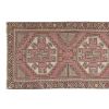 1970s Hand Knotted Vintage Turkish Anatolian Oushak Runner | Area Rug in Rugs by Vintage Pillows Store. Item composed of cotton