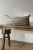 Brown Southwestern Snake Print on Linen Lumbar 11x24 | Pillow in Pillows by Vantage Design