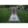 Hand Knotted Turkish Oushak  Natural Background Area Rug | Rugs by Vintage Pillows Store. Item composed of cotton and fiber