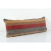 Striped Bohemian Bedding Wool Kilim Pillow Cover, Handmade | Sham in Linens & Bedding by Vintage Pillows Store. Item composed of cotton and fiber