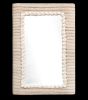 Handcrafted Wool Wall Mirror, Boho Rustic Farmhouse Decor | Decorative Objects by Swiflo