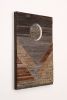 Waxing Crescent 22"x32" | Wall Sculpture in Wall Hangings by Craig Forget. Item made of wood works with mid century modern & contemporary style