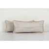 Pair Vintage Turkish Rug Pillow, Handmade Wool Pillow | Cushion in Pillows by Vintage Pillows Store. Item composed of cotton