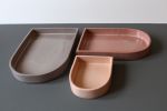 Arch Ceramic Nesting Trays | Peach - Pink - Lavender | Decorative Tray in Decorative Objects by Studio Patenaude